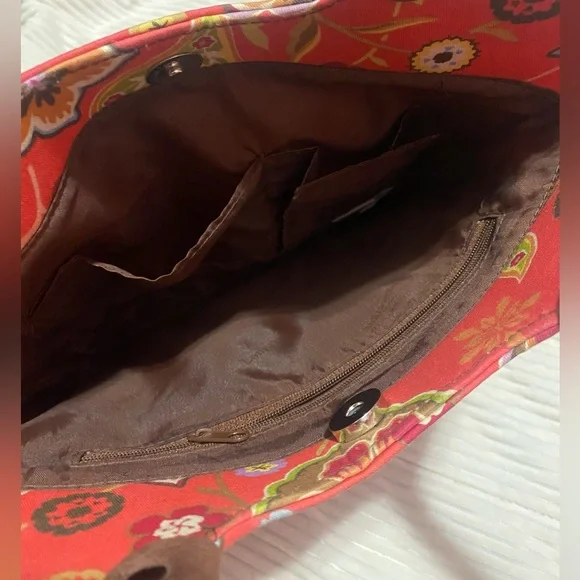 Longaberger pink and brown purse - Picture 5 of 5